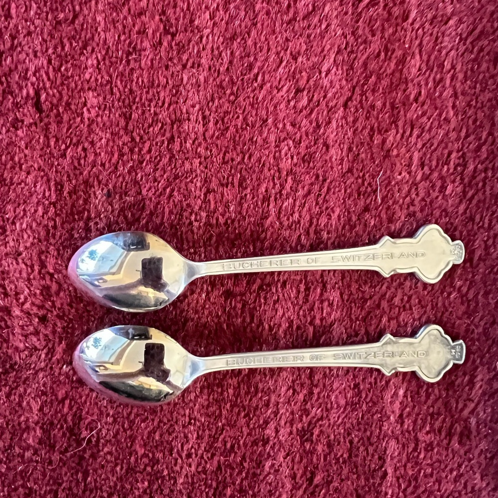 Rolex Silver Spoon Set with Intricate Design - Picture 2 of 2